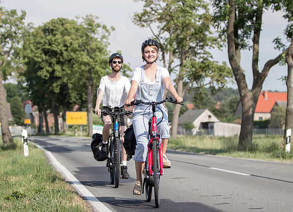 Auf dem Land Radfahren Auf dem Land Radfahren