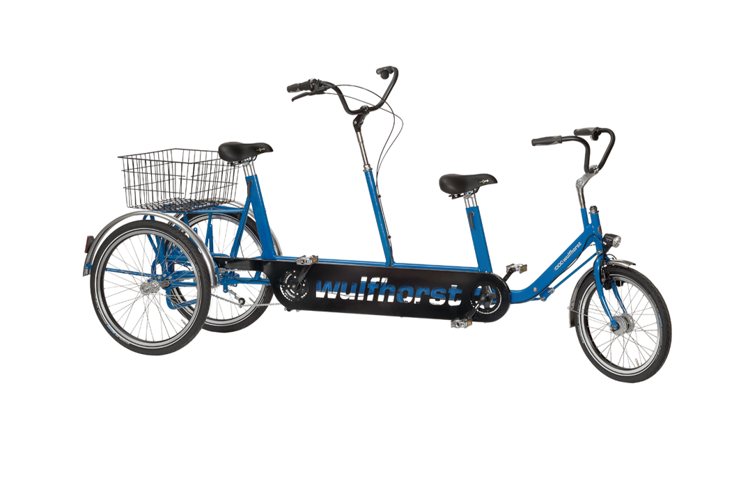 Ein Eltern-Kind-Tandem 
