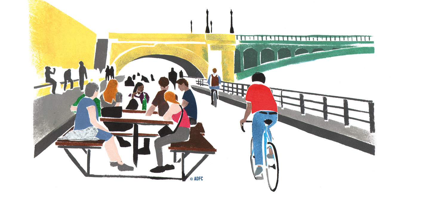 Illustration InnoRAD Pariser Radnetz Illustration InnoRAD Pariser Radnetz